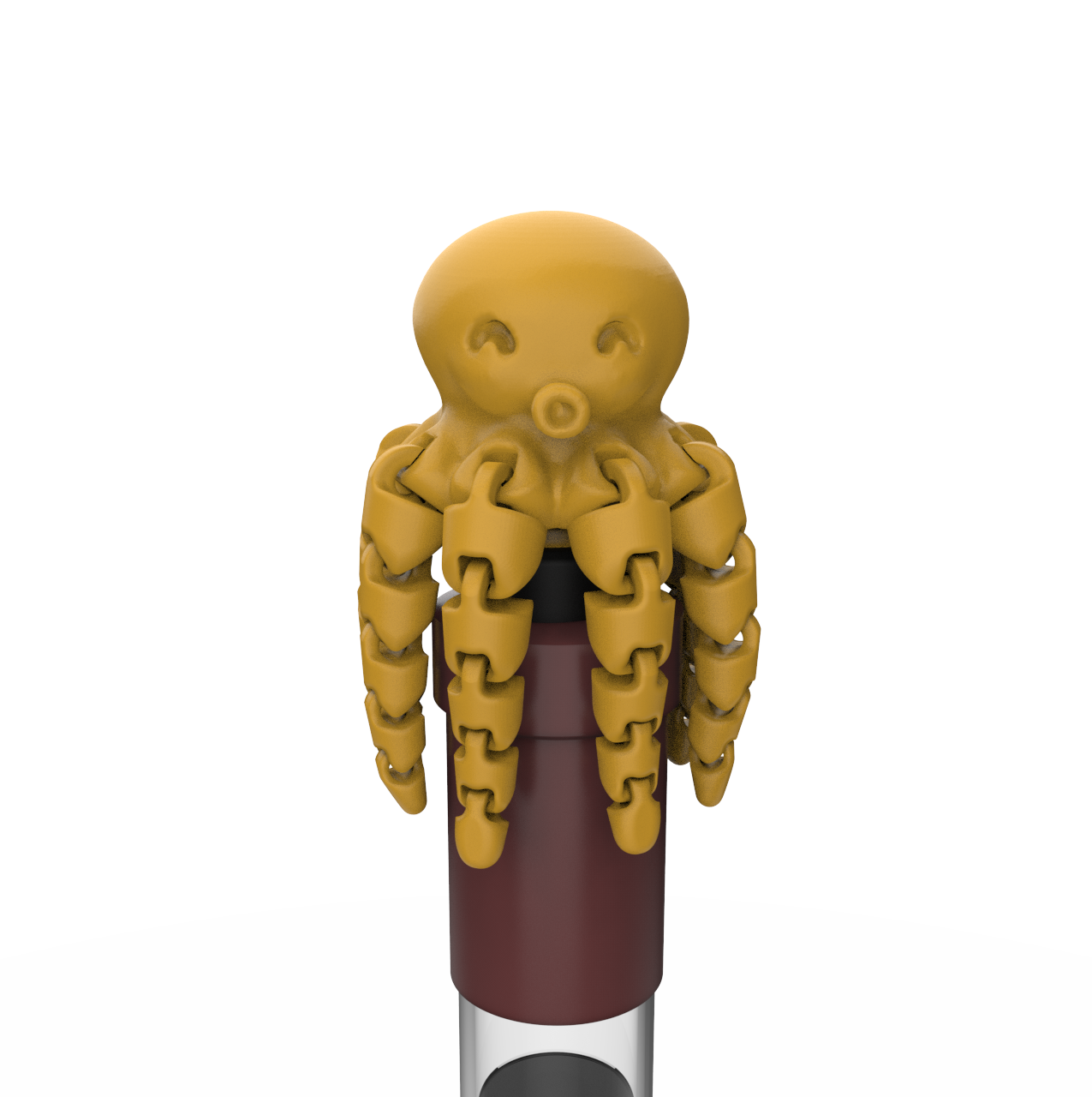 Octopus wine stopper wine product fresh wine wijnstopper flessenstopper kado duurzaam gerecycled cadeau gift nieuw